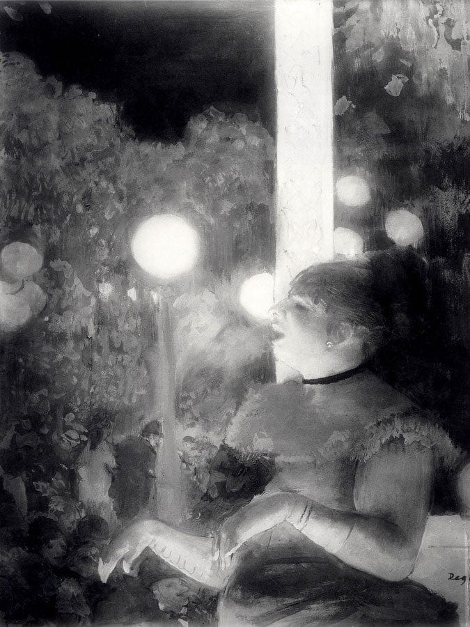 The Cafe Concert, Or The Song Of The Dog By Edgar Degas Fine Art Print