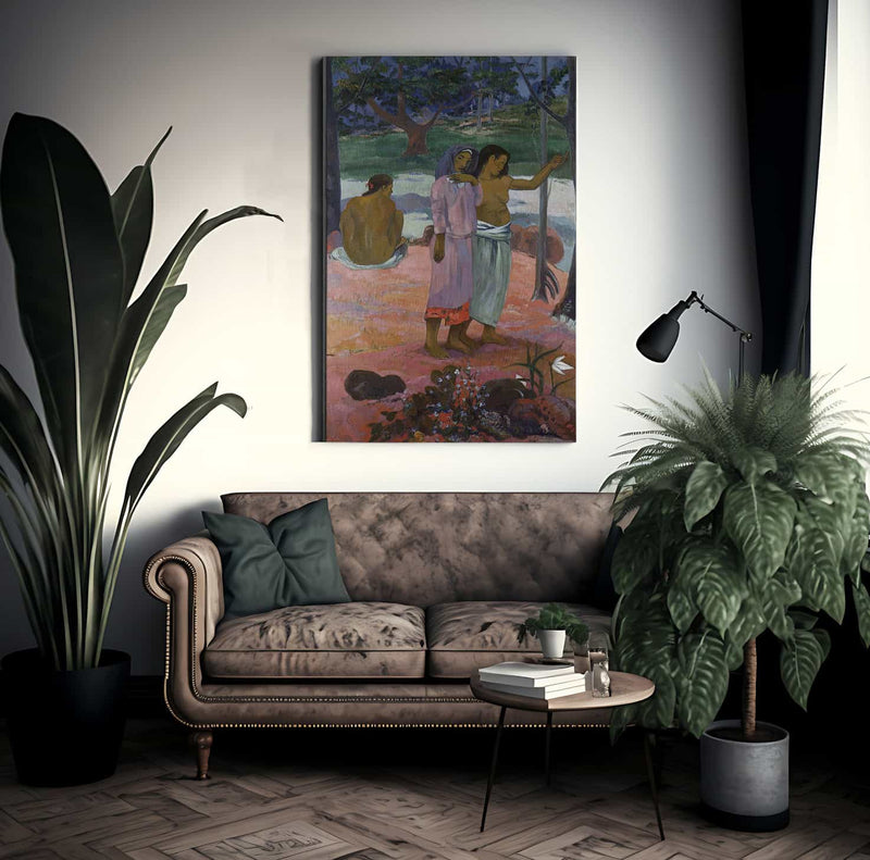 The Call By Eugene Henri Paul Gauguin Fine Art Print