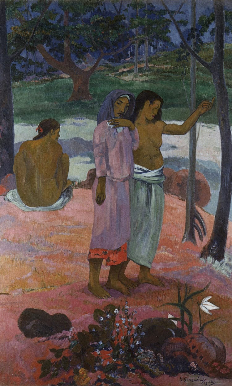 The Call By Eugene Henri Paul Gauguin Fine Art Print