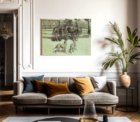 The Call For Help Aka At Bay By Frederic Remington Fine Art Print