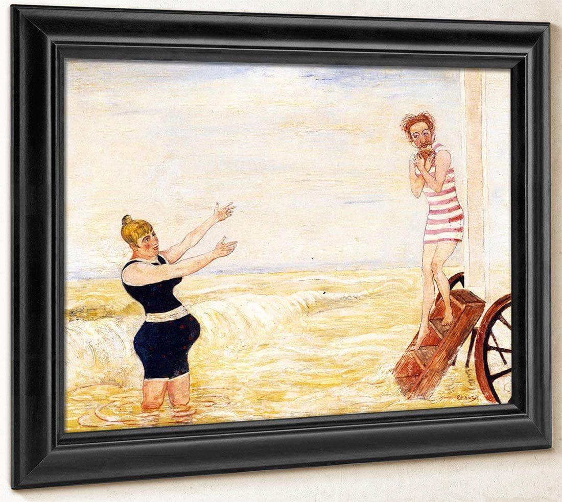 The Call Of The Siren By James Ensor Fine Art Print