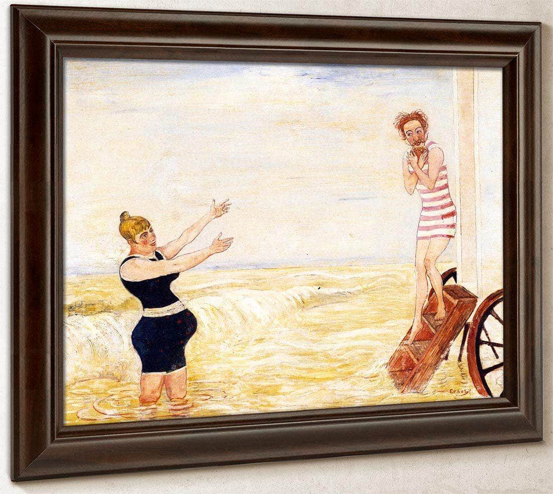 The Call Of The Siren By James Ensor Fine Art Print