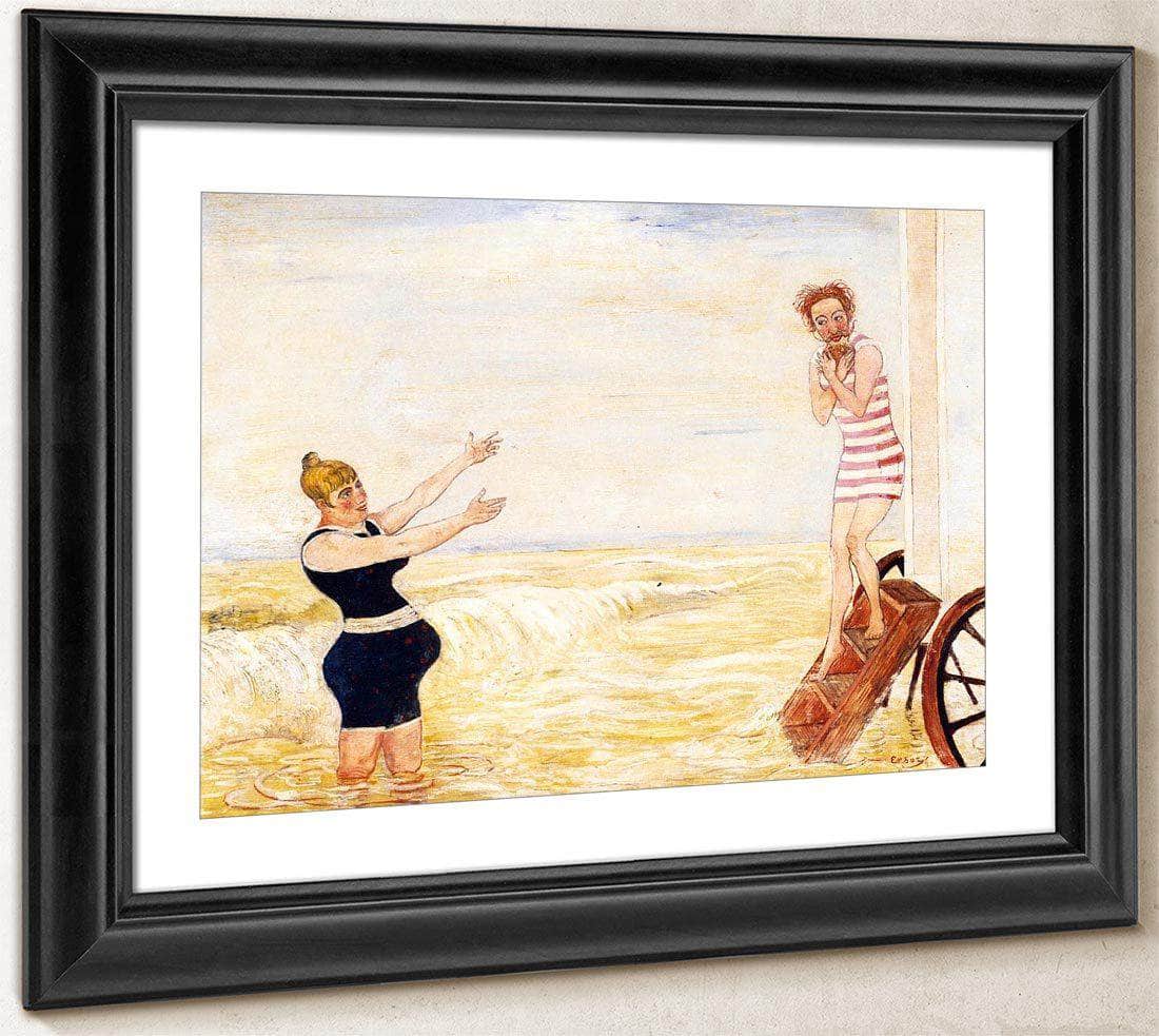 The Call Of The Siren By James Ensor Fine Art Print