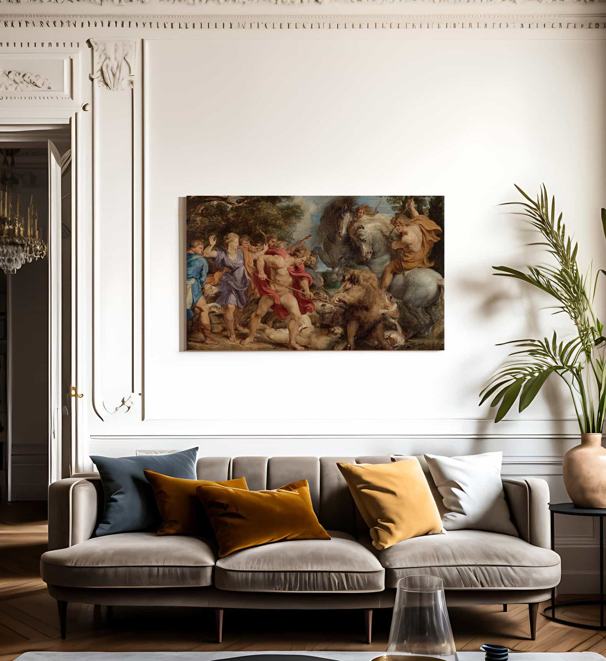 The Calydonian Boar Hunt By Peter Paul Rubens Fine Art Print