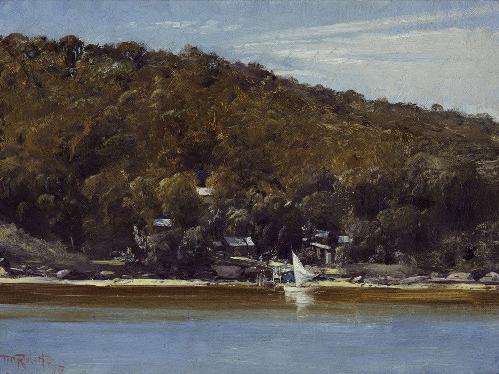 The Camp, Sirius Cove By Tom Roberts Fine Art Print