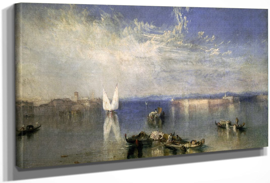 The Campo Santo Venice By Joseph Mallord William Turner Fine Art Print