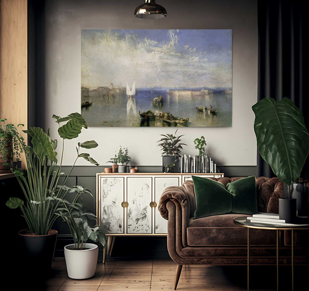 The Campo Santo Venice By Joseph Mallord William Turner Fine Art Print