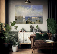 The Campo Santo Venice By Joseph Mallord William Turner Fine Art Print