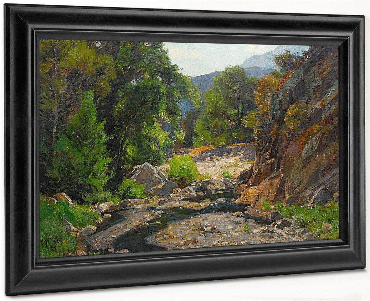 The Canyon Stream By William Wendt Fine Art Print