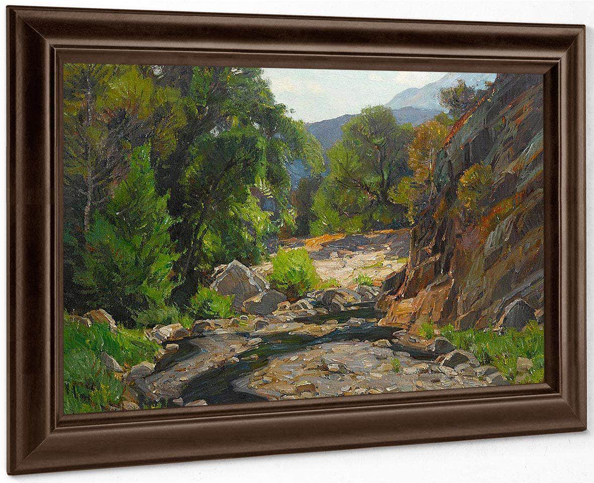 The Canyon Stream By William Wendt Fine Art Print