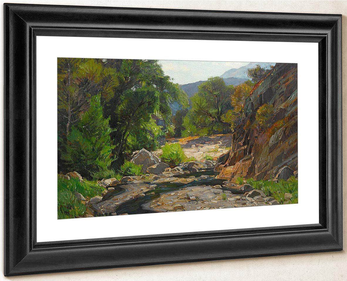 The Canyon Stream By William Wendt Fine Art Print