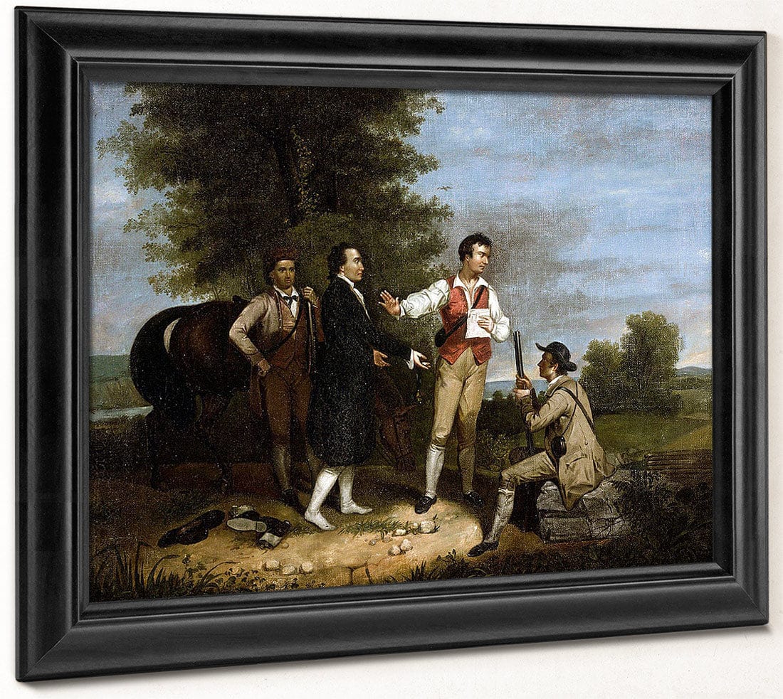 The Capture Of Major Andre By Asher B Durand Fine Art Print