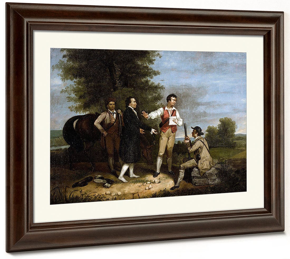 The Capture Of Major Andre By Asher B Durand Fine Art Print