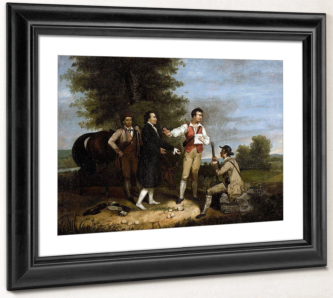 The Capture Of Major Andre By Asher B Durand Fine Art Print