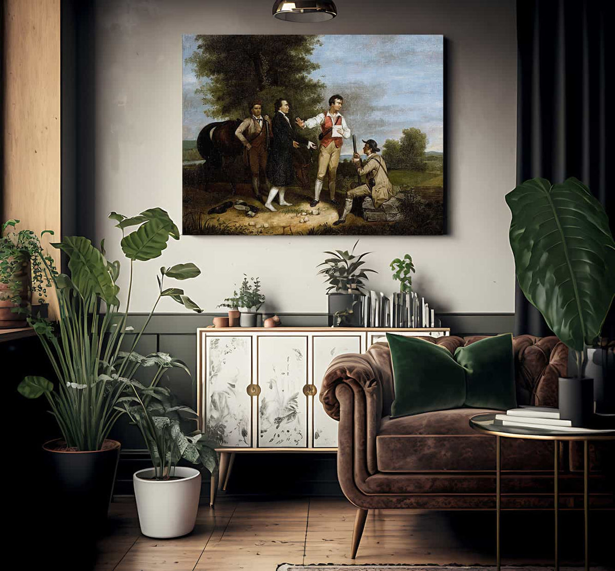 The Capture Of Major Andre By Asher B Durand Fine Art Print