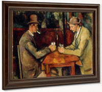 The Card Players 1895 2 By Paul Cezanne Fine Art Print
