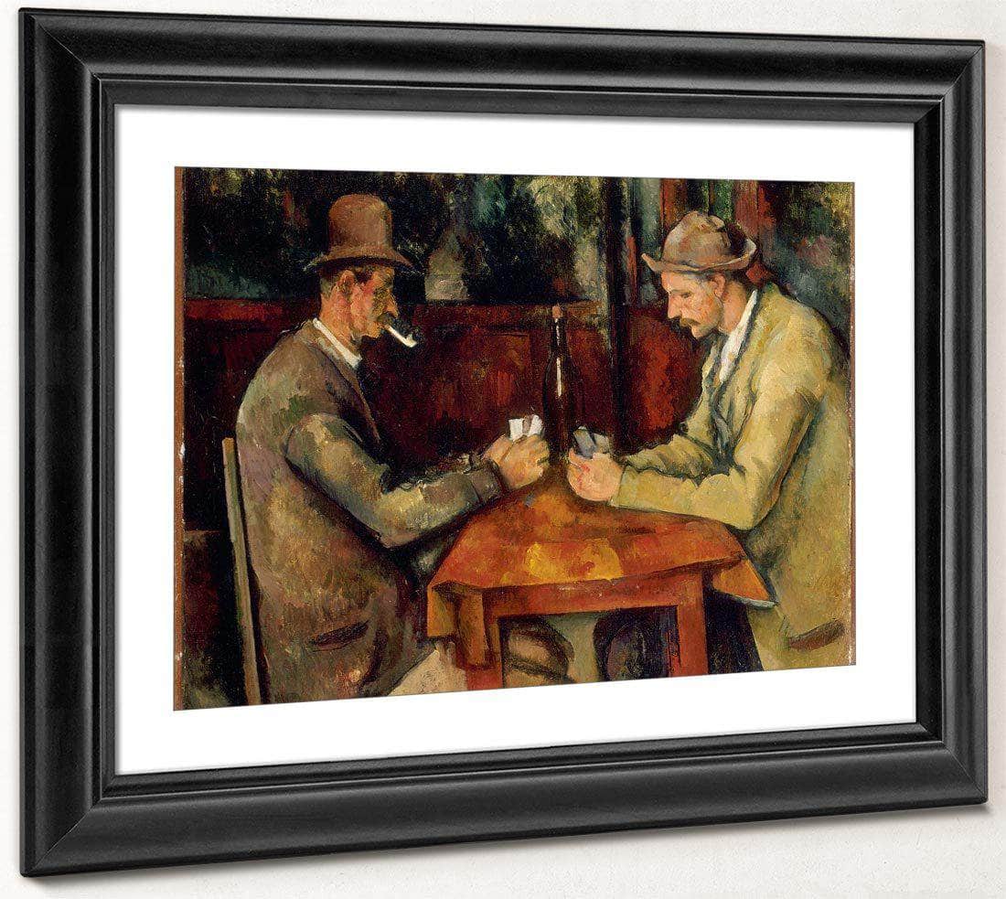 The Card Players 1895 2 By Paul Cezanne Fine Art Print