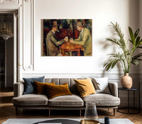 The Card Players 1895 2 By Paul Cezanne Fine Art Print