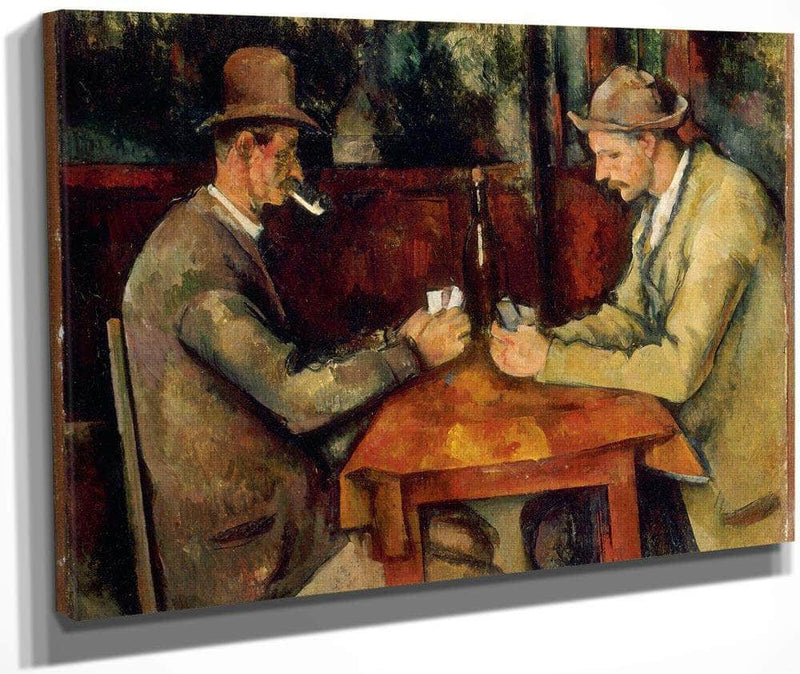 The Card Players 1895 2 By Paul Cezanne Fine Art Print