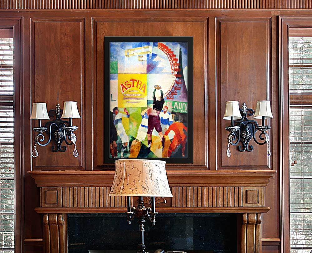 The Cardiff Team Painting Robert Delaunay Canvas Art Fine Art Print