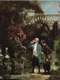 The Cards Players; The Botanist By Walter Gay Fine Art Print