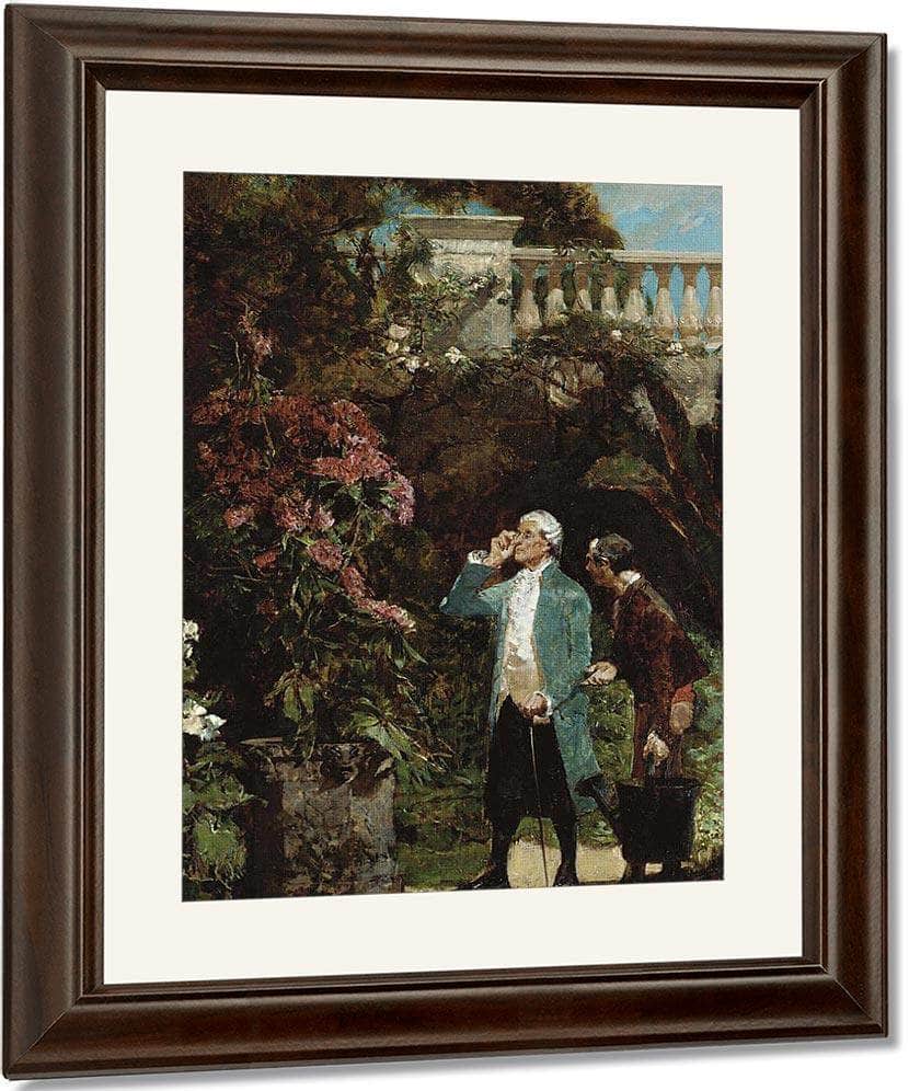 The Cards Players; The Botanist By Walter Gay Fine Art Print