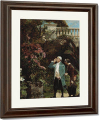 The Cards Players; The Botanist By Walter Gay Fine Art Print