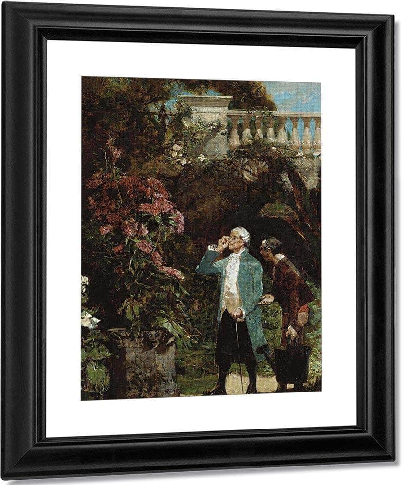 The Cards Players; The Botanist By Walter Gay Fine Art Print
