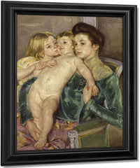 The Caress By Mary Cassatt Fine Art Print