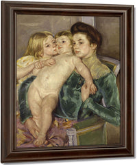 The Caress By Mary Cassatt Fine Art Print
