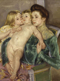 The Caress By Mary Cassatt Fine Art Print