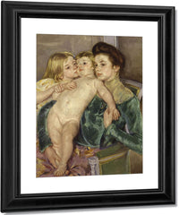 The Caress By Mary Cassatt Fine Art Print