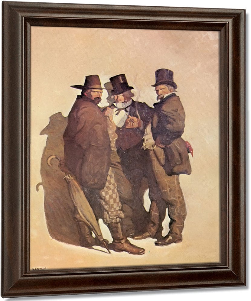 The Carpetbaggers By NC Wyeth Fine Art Print