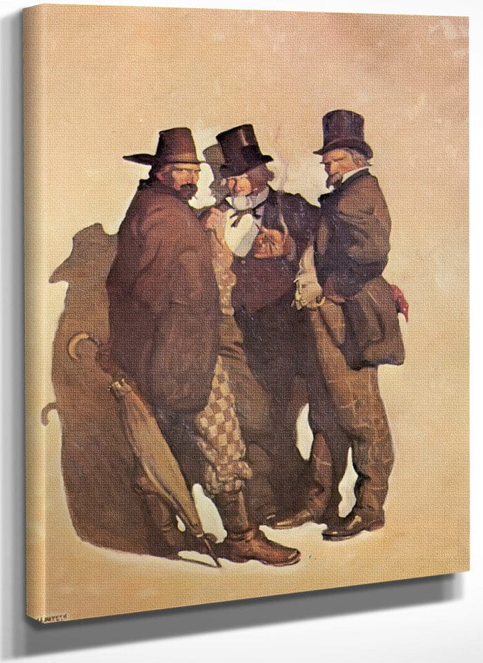 The Carpetbaggers By NC Wyeth Fine Art Print