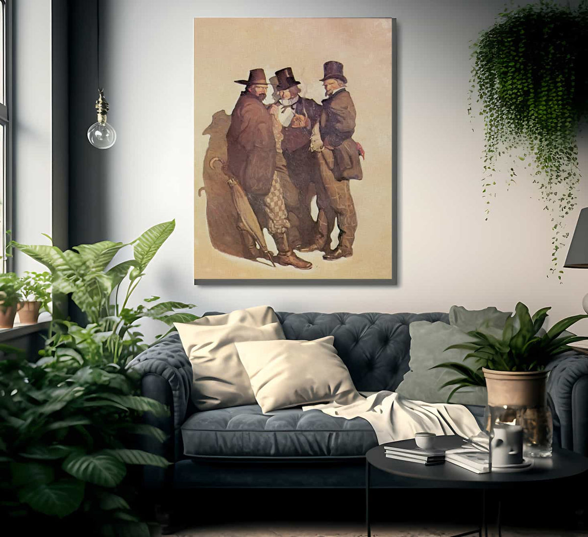 The Carpetbaggers By NC Wyeth Fine Art Print