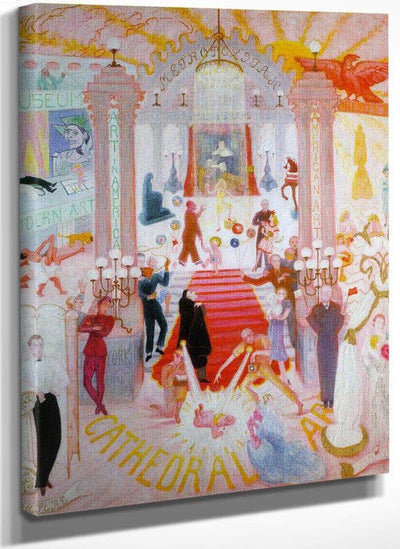 The Cathedrals Of Art Begun 1942 By Florine Stettheimer