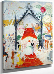 The Cathedrals Of Fifth Avenue By Florine Stettheimer Fine Art Print
