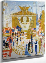 The Cathedrals Of Wall Street By Florine Stettheimer Fine Art Print