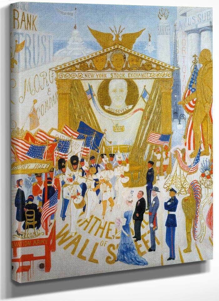 The Cathedrals Of Wall Street By Florine Stettheimer Fine Art Print