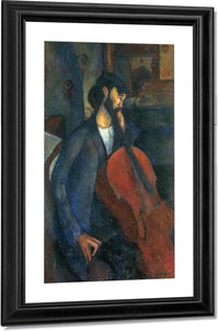 The Cellist 1909 By Amedeo Modigliani Fine Art Print