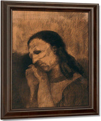 The Celt By  Redon, Odilon Fine Art Print