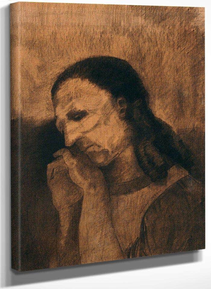 The Celt By  Redon, Odilon Fine Art Print