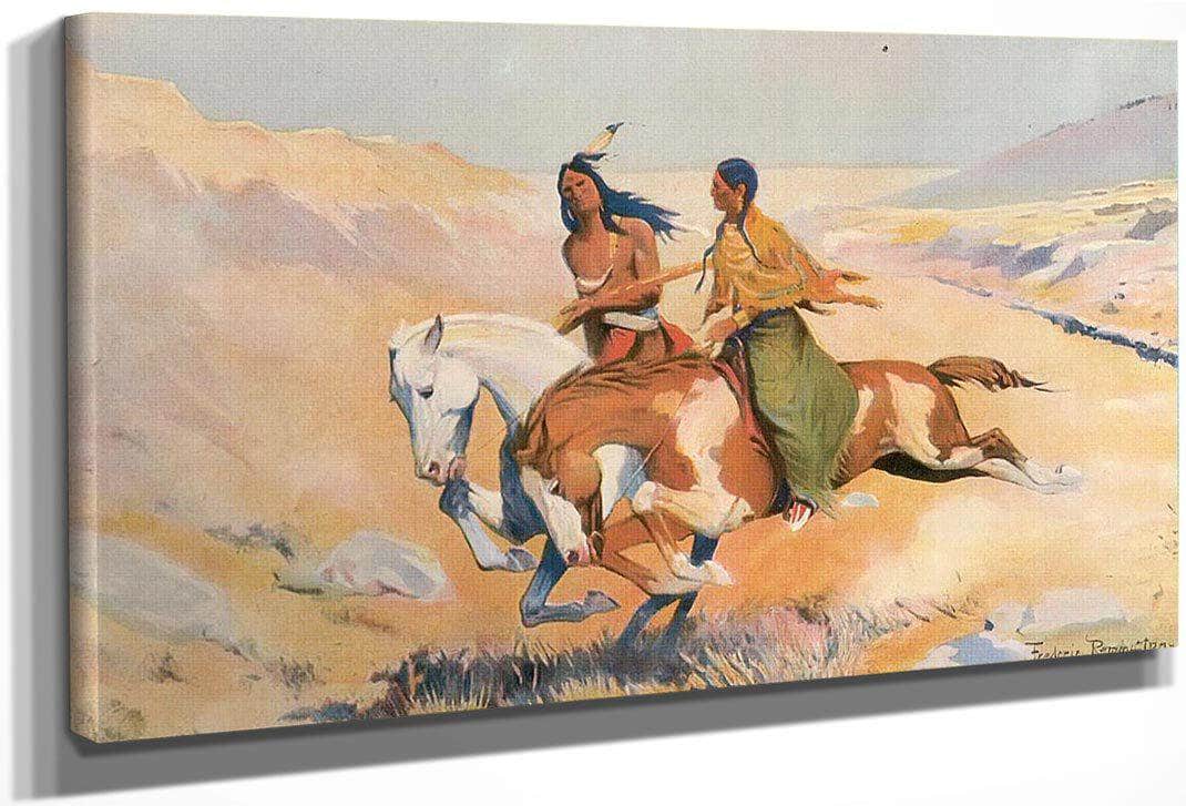The Ceremony Of The Fastest Horse By Frederic Remington Fine Art Print