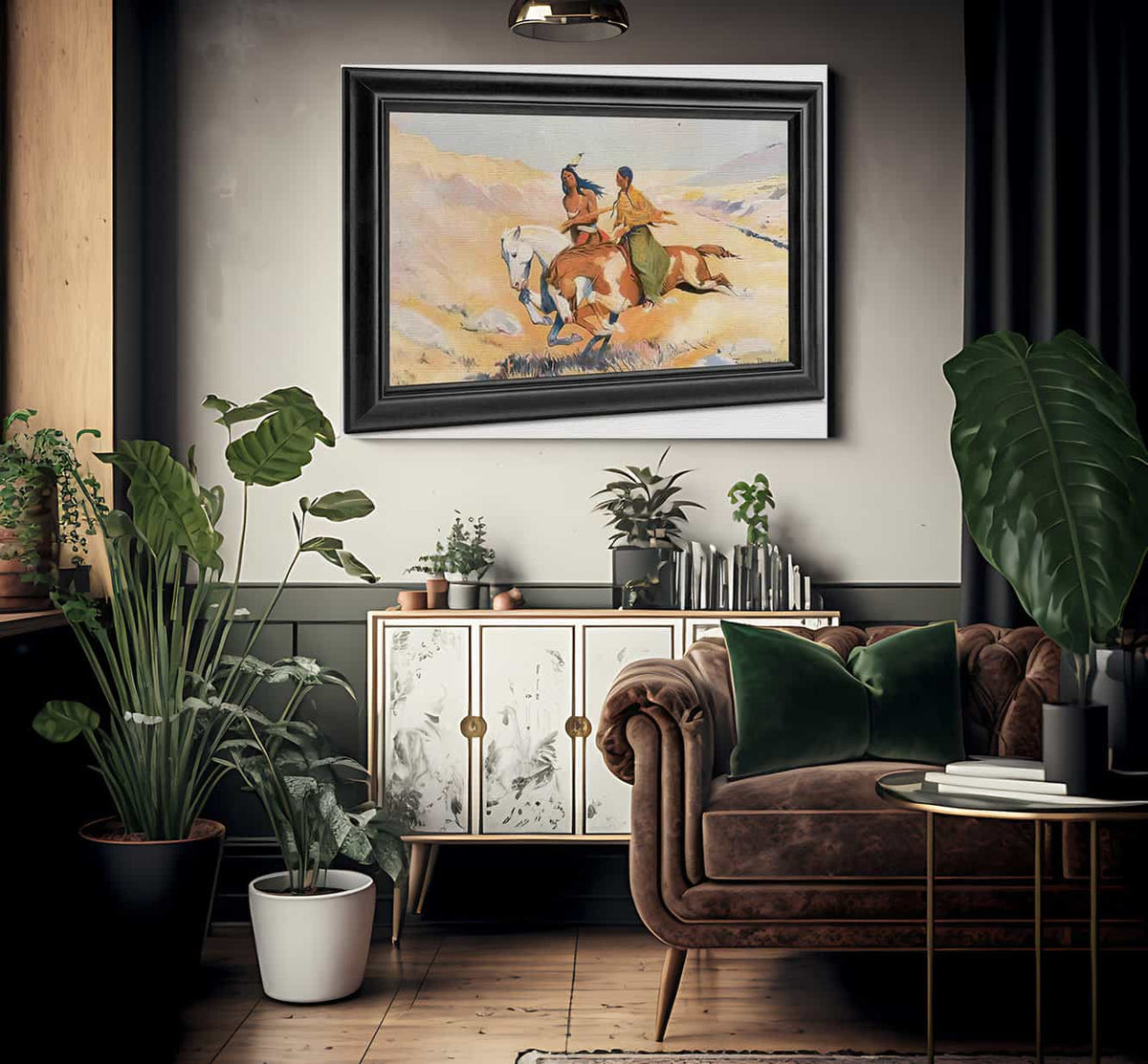 The Ceremony Of The Fastest Horse By Frederic Remington Fine Art Print