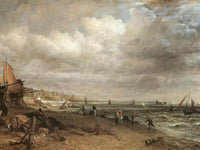 The Chain Pier Brighton By John Constable Fine Art Print