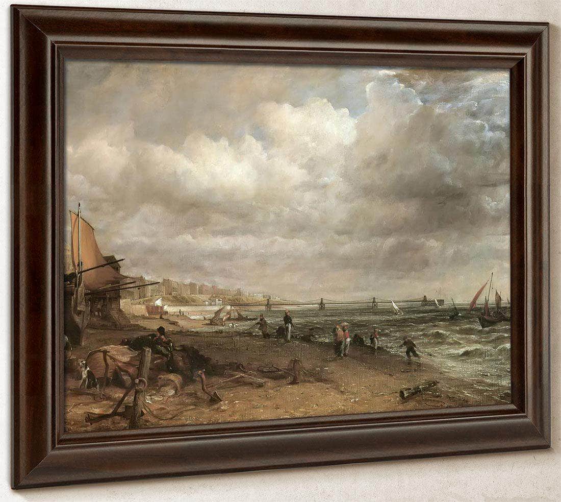The Chain Pier Brighton By John Constable Fine Art Print