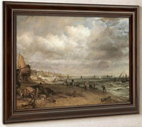 The Chain Pier Brighton By John Constable Fine Art Print