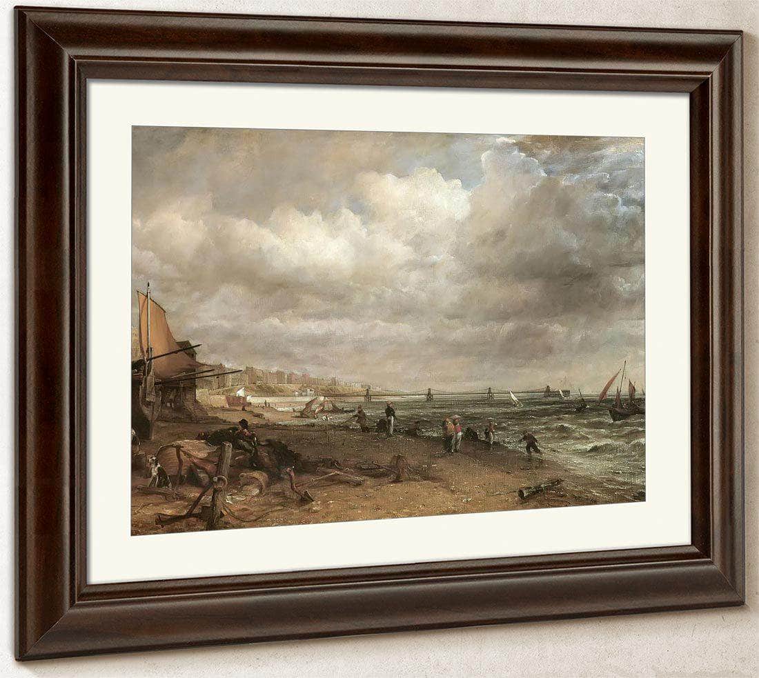 The Chain Pier Brighton By John Constable Fine Art Print