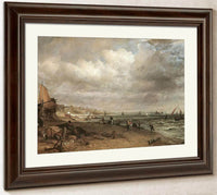 The Chain Pier Brighton By John Constable Fine Art Print