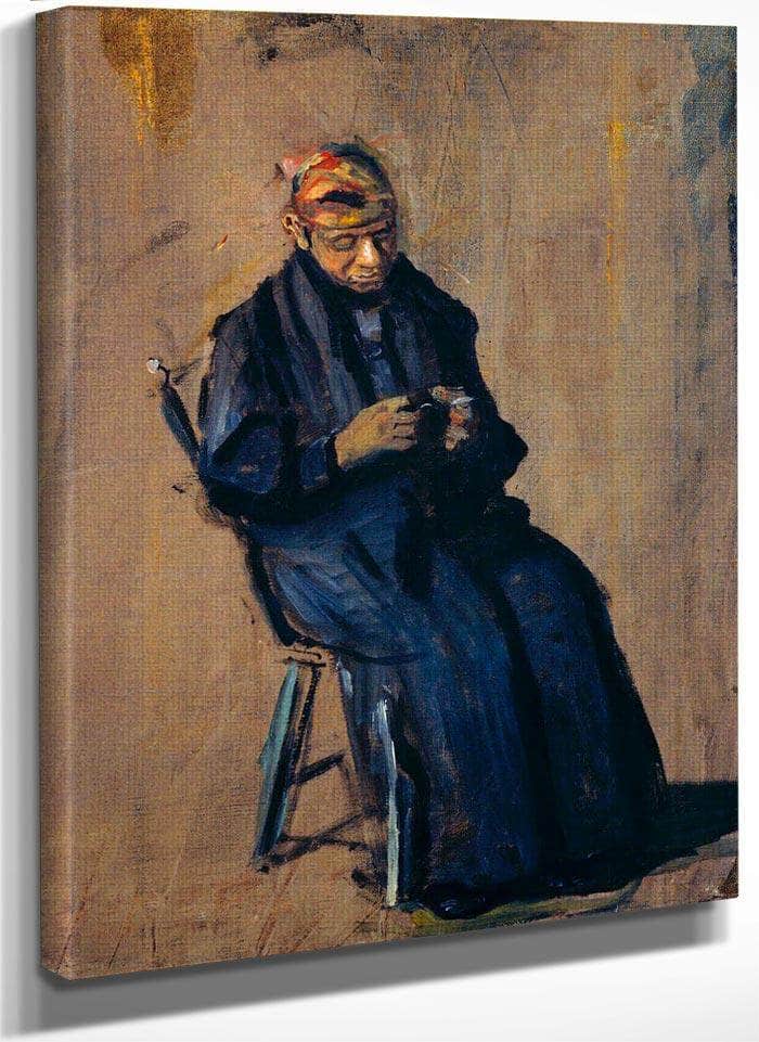 The Chaperone By Thomas Eakins Fine Art Print